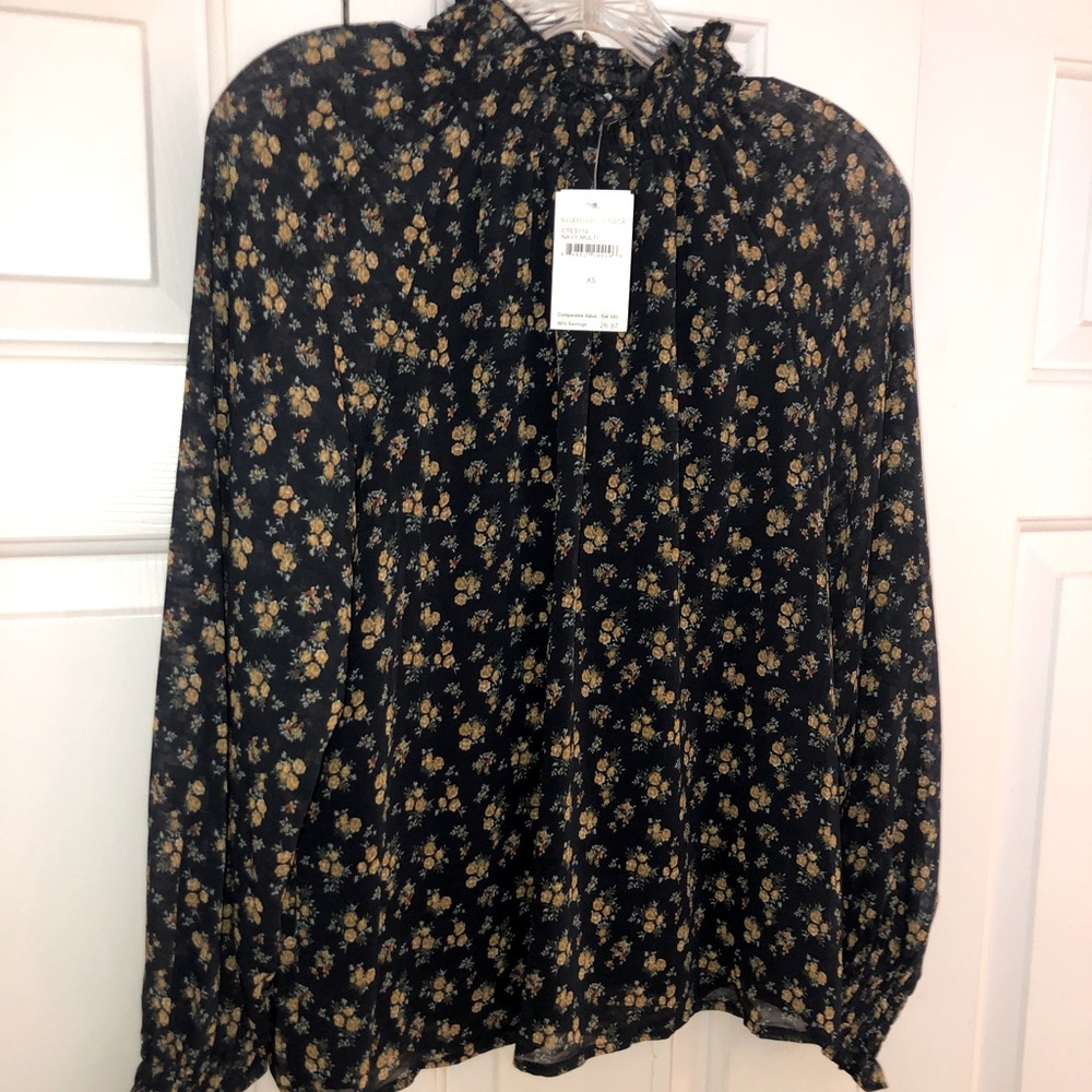 Elodie floral blouse, size extra-small.